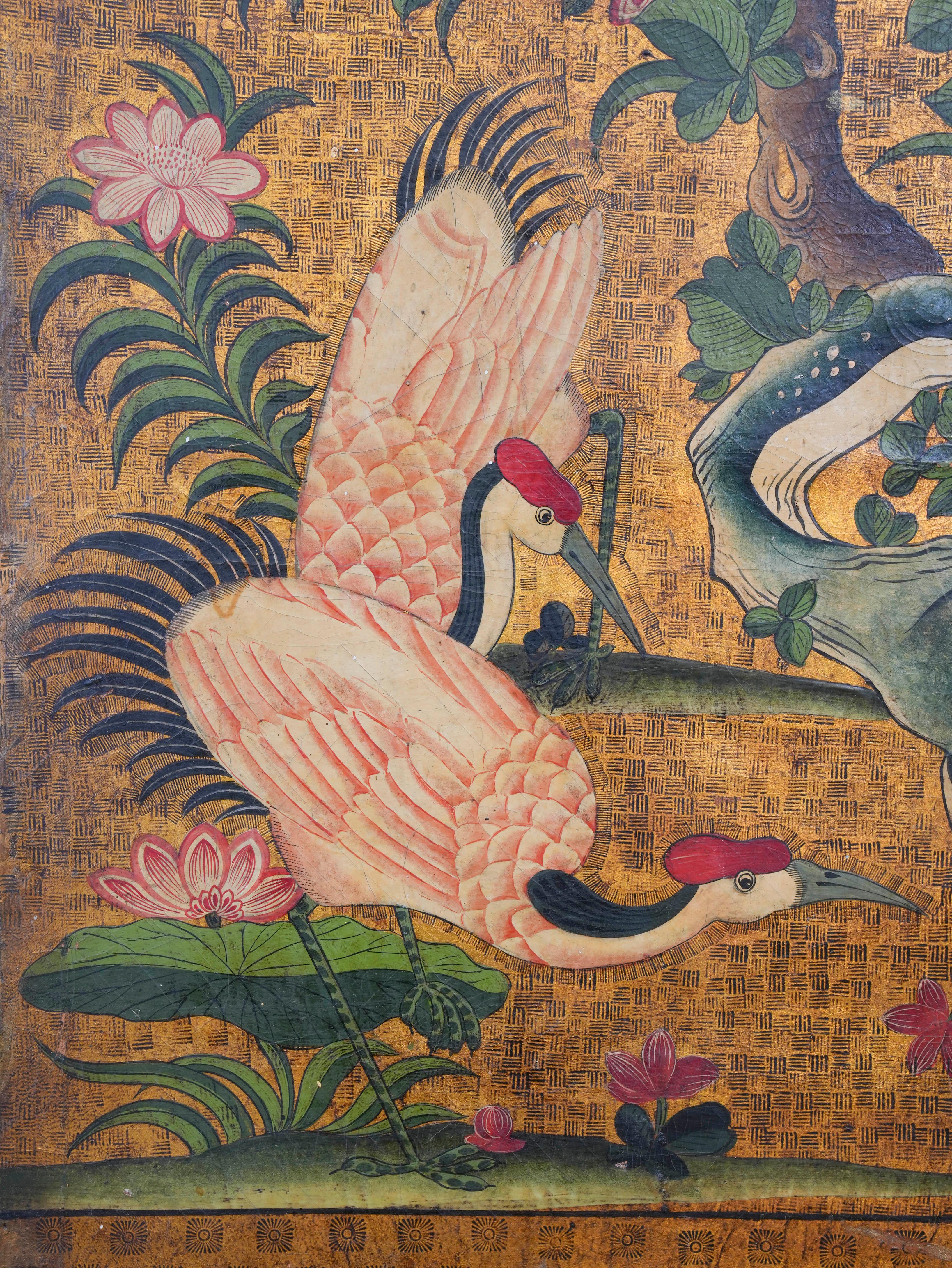 Pair of Early 18th Century “Japanese” Leather Panels 13