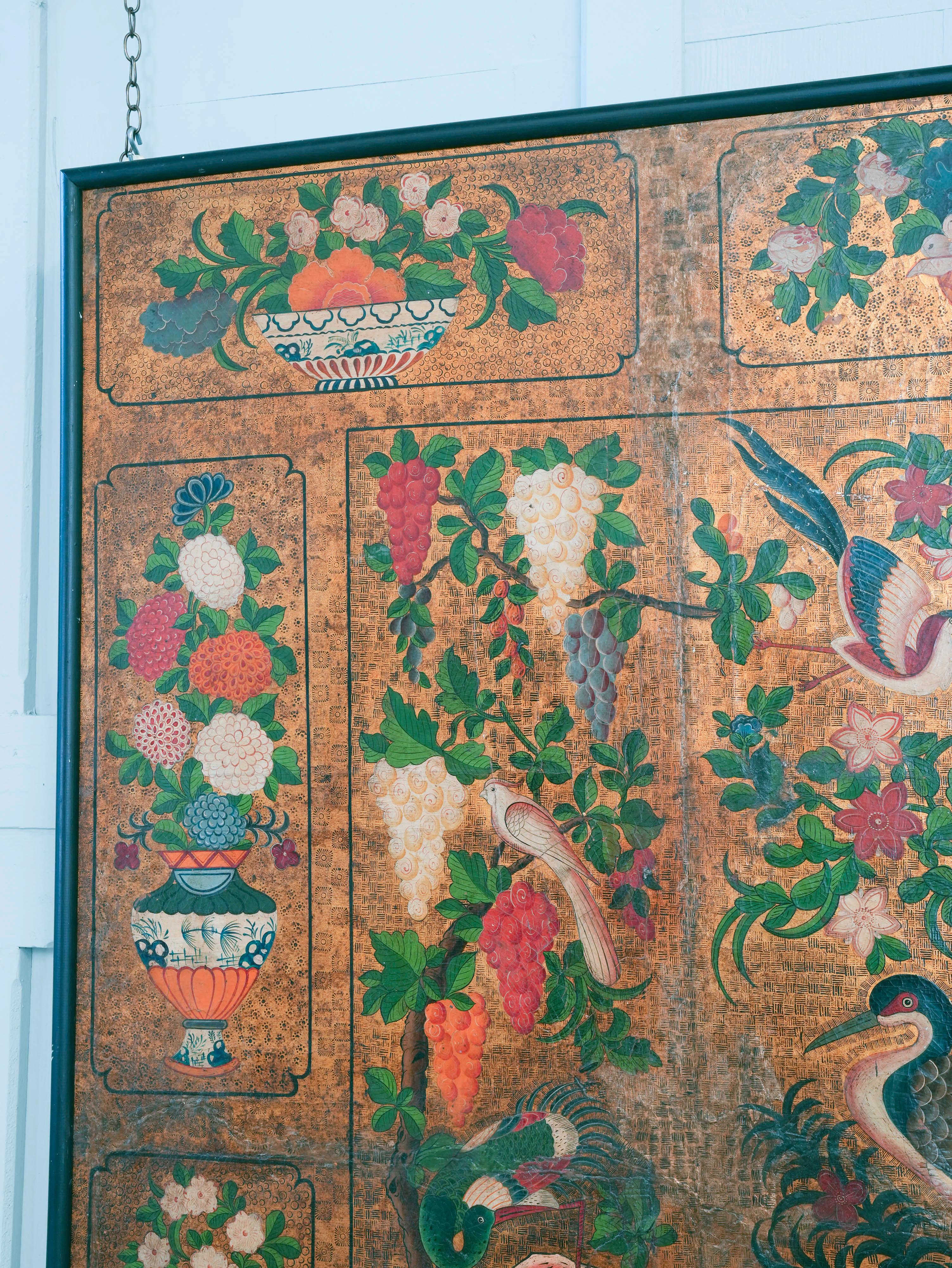 Pair of Early 18th Century “Japanese” Leather Panels 3