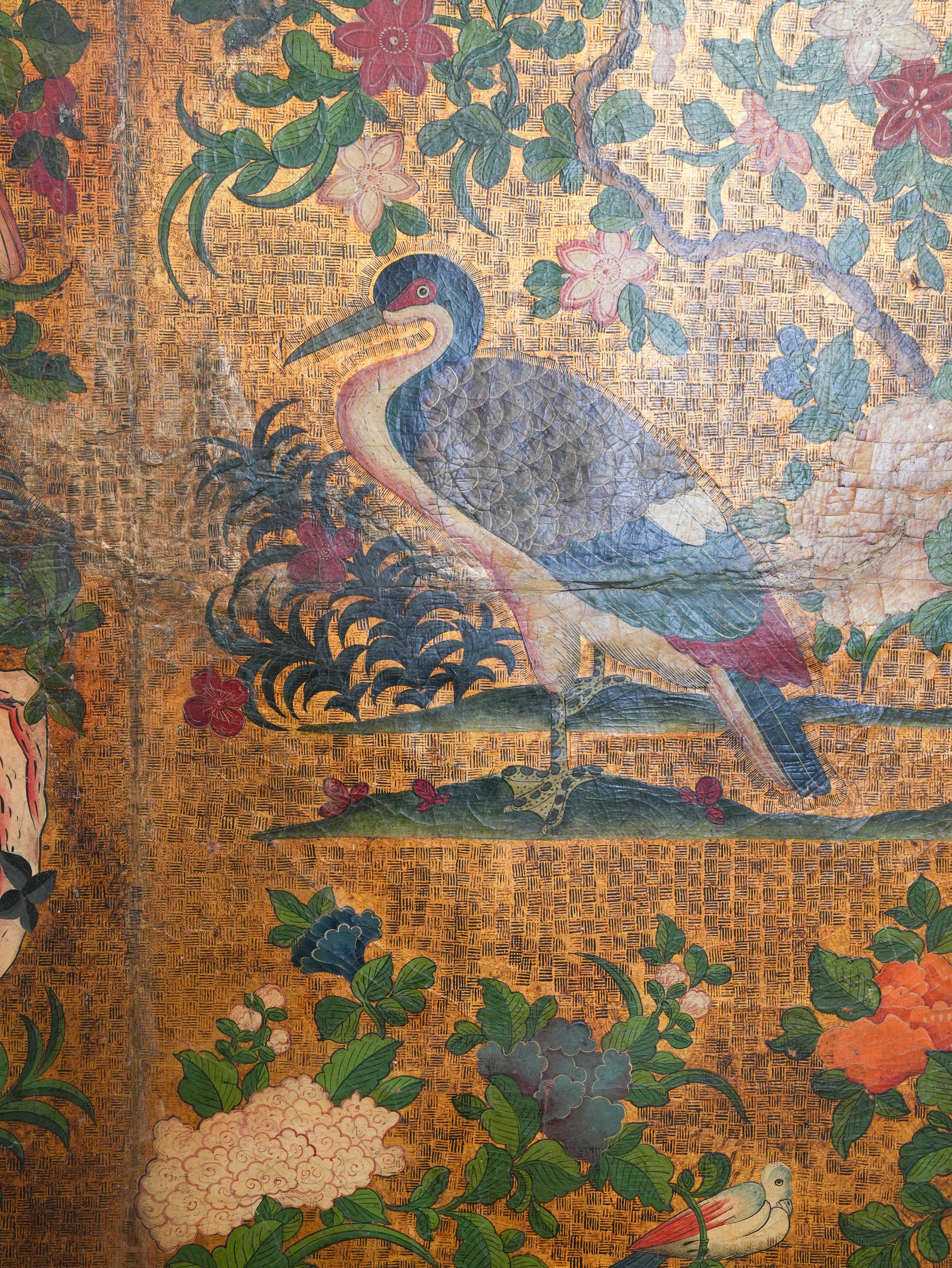 Pair of Early 18th Century “Japanese” Leather Panels 4