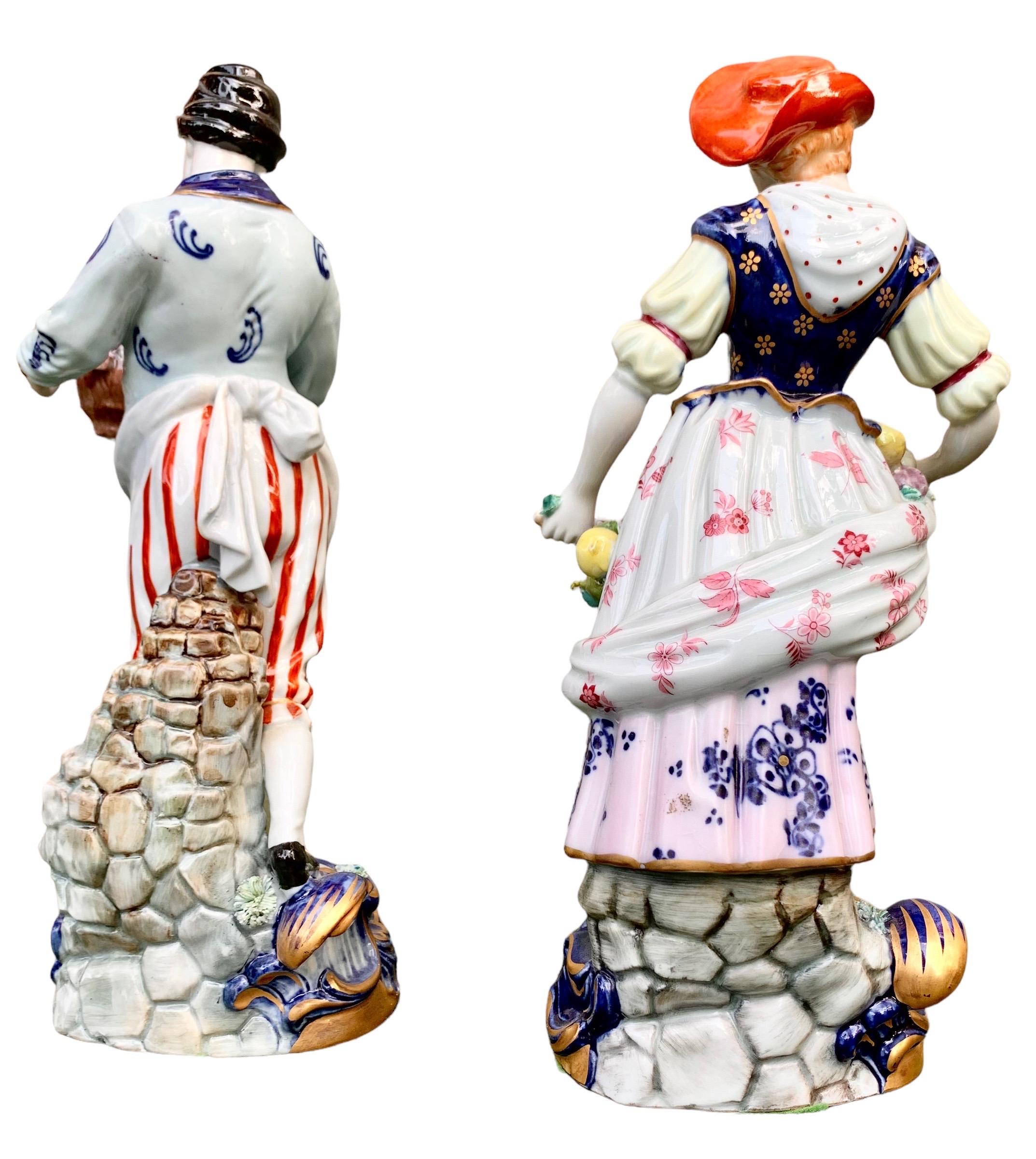 Pair of Early 19th C. Sevres Porcelain Figures For Sale 8