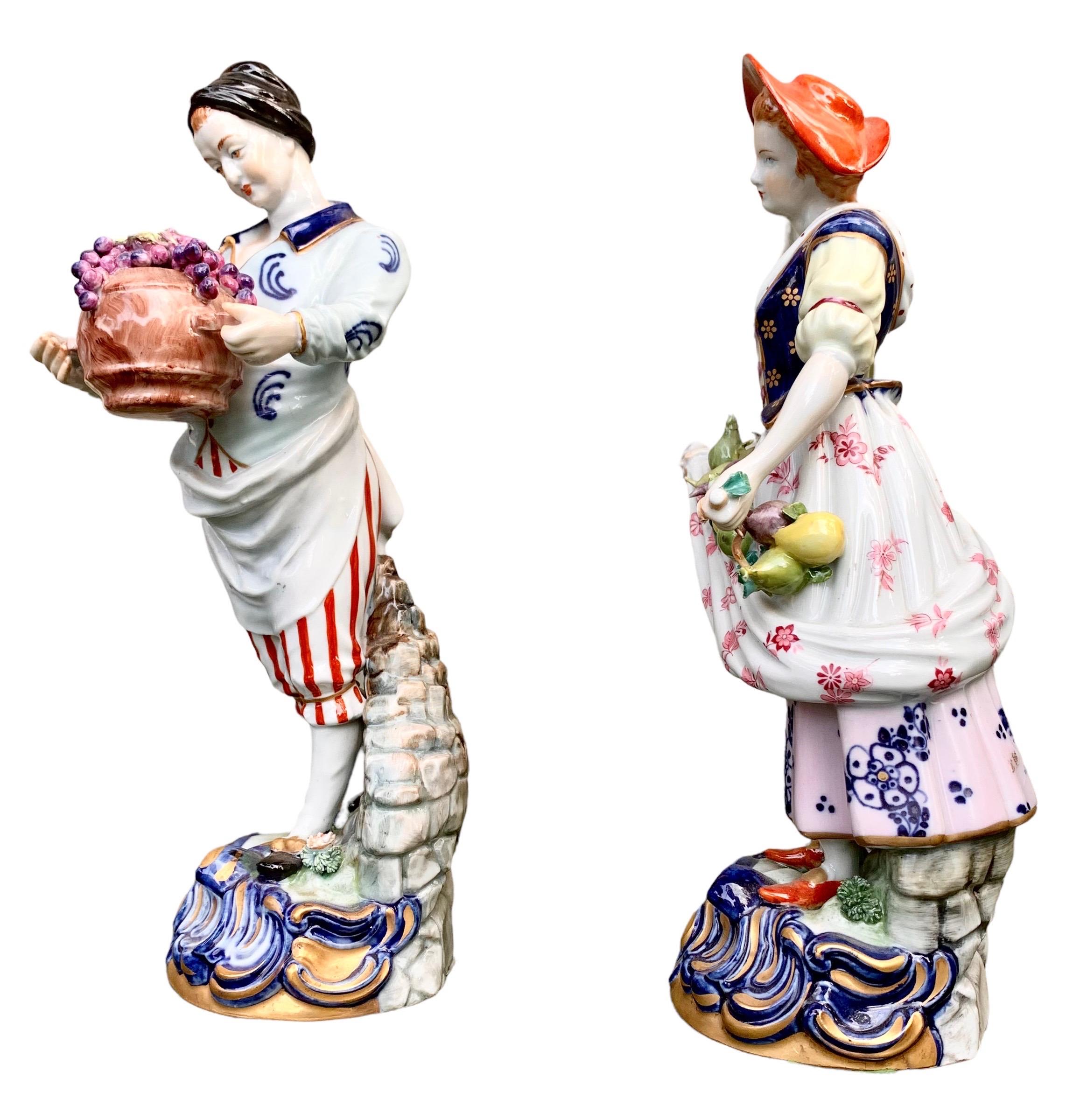 Pair of Early 19th C. Sevres Porcelain Figures For Sale 10