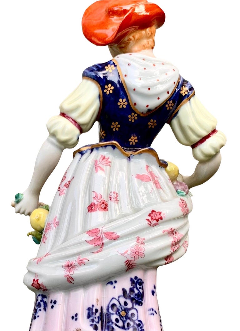 Pair of Early 19th C. Sevres Porcelain Figures For Sale at 1stDibs