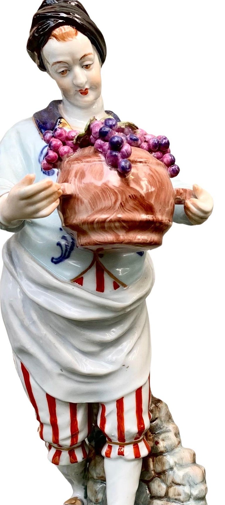 Pair of Early 19th C. Sevres Porcelain Figures For Sale at 1stDibs