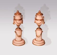 Pair of Early 19th Century Bronze and Ormolu Cassolettes