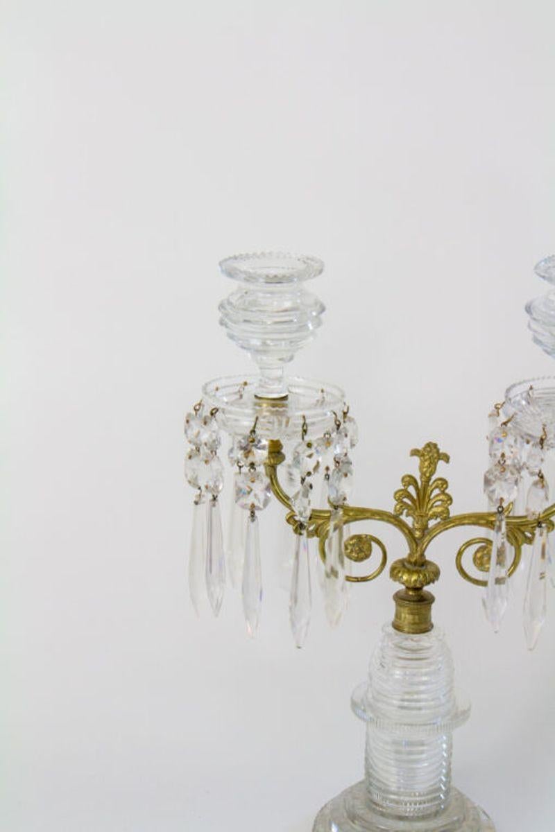 Regency Paire de chandeliers anglais du début du 19e siècle en vente