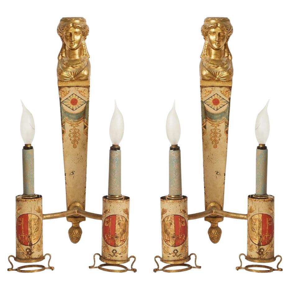 A Pair of Early 19th Century French Sconces