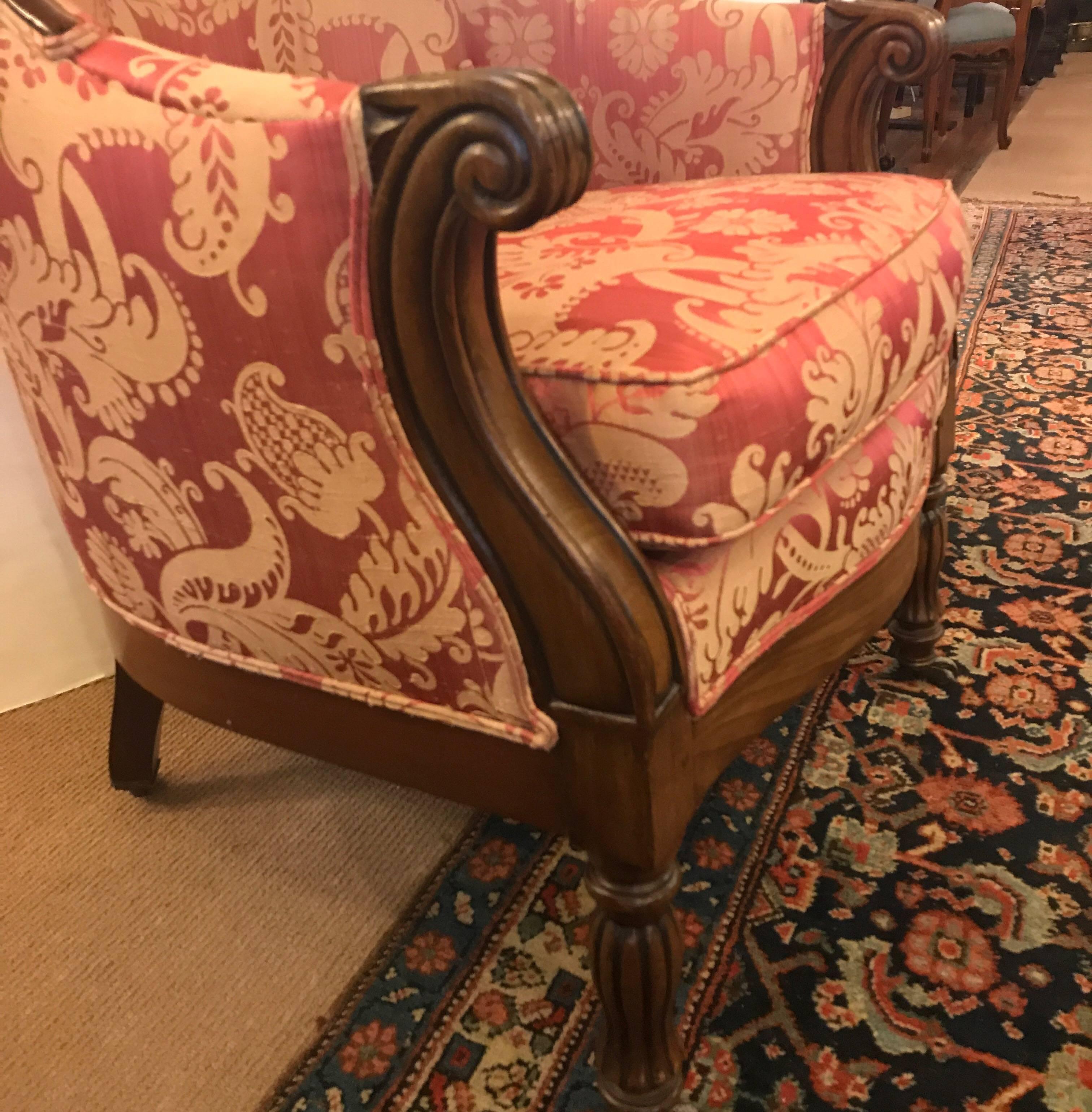 Pair of Early 19th Century French Upholstered Chairs 1