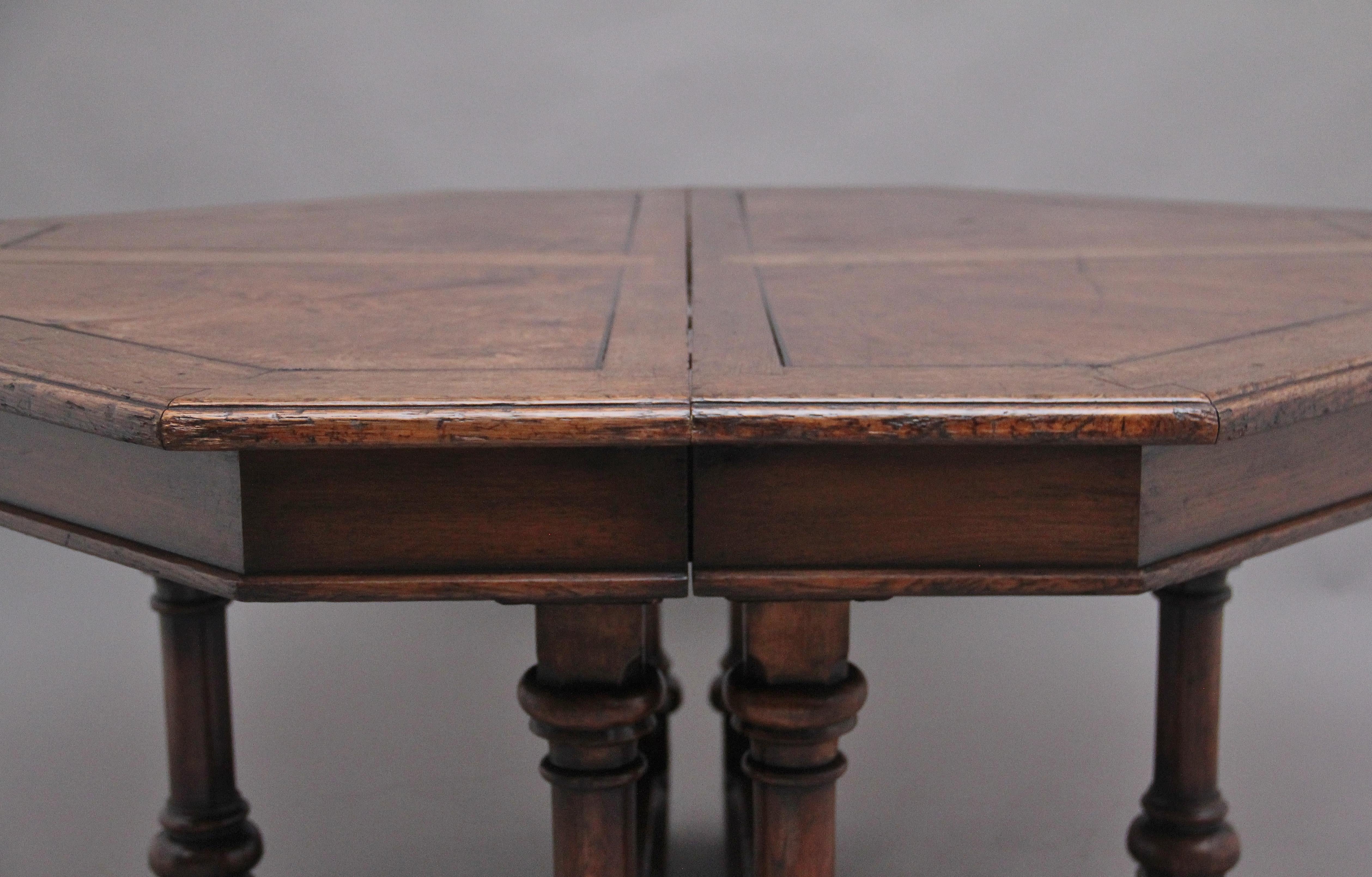 Pair of Early 19th Century Oak Console Tables For Sale 6