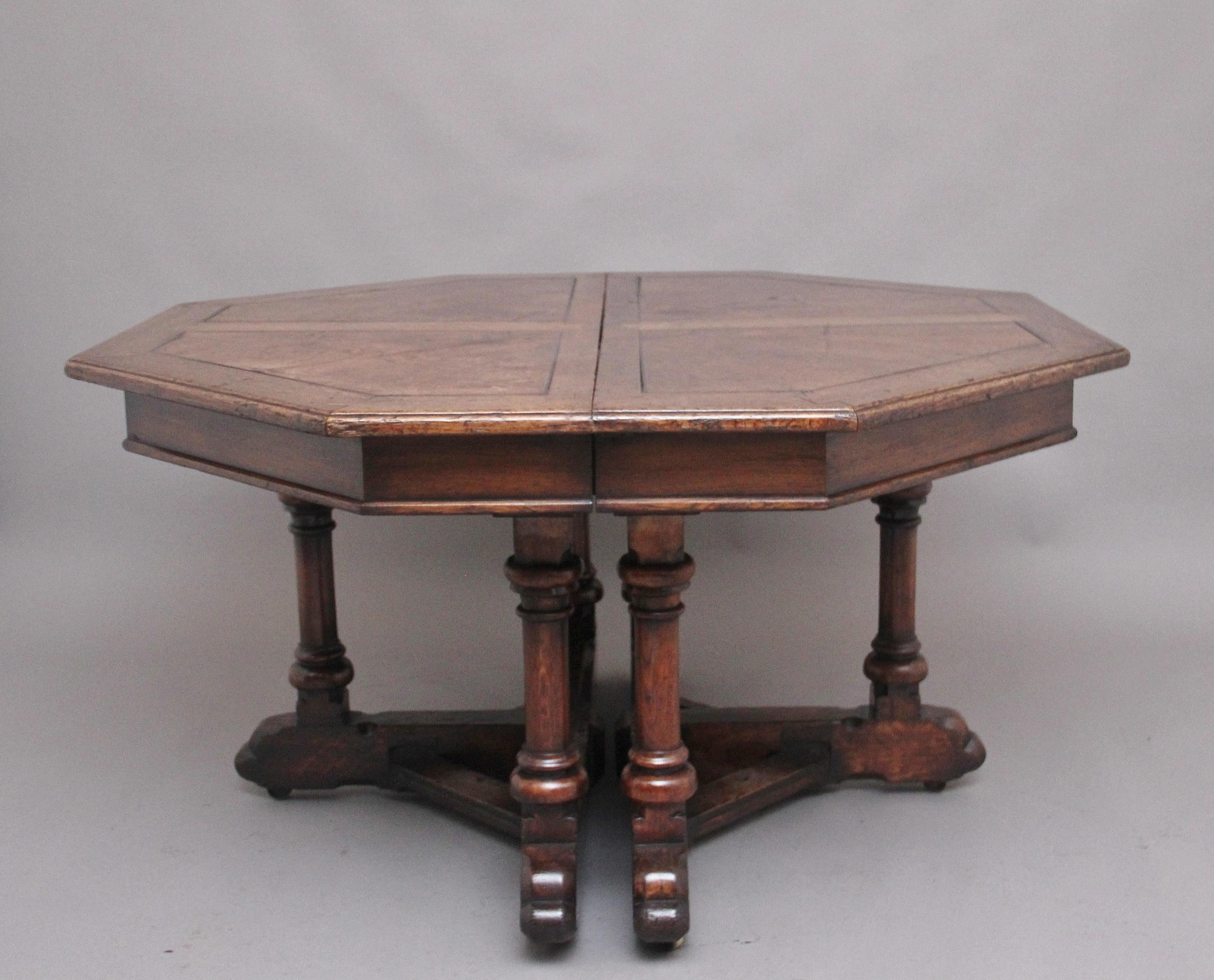 British Pair of Early 19th Century Oak Console Tables For Sale