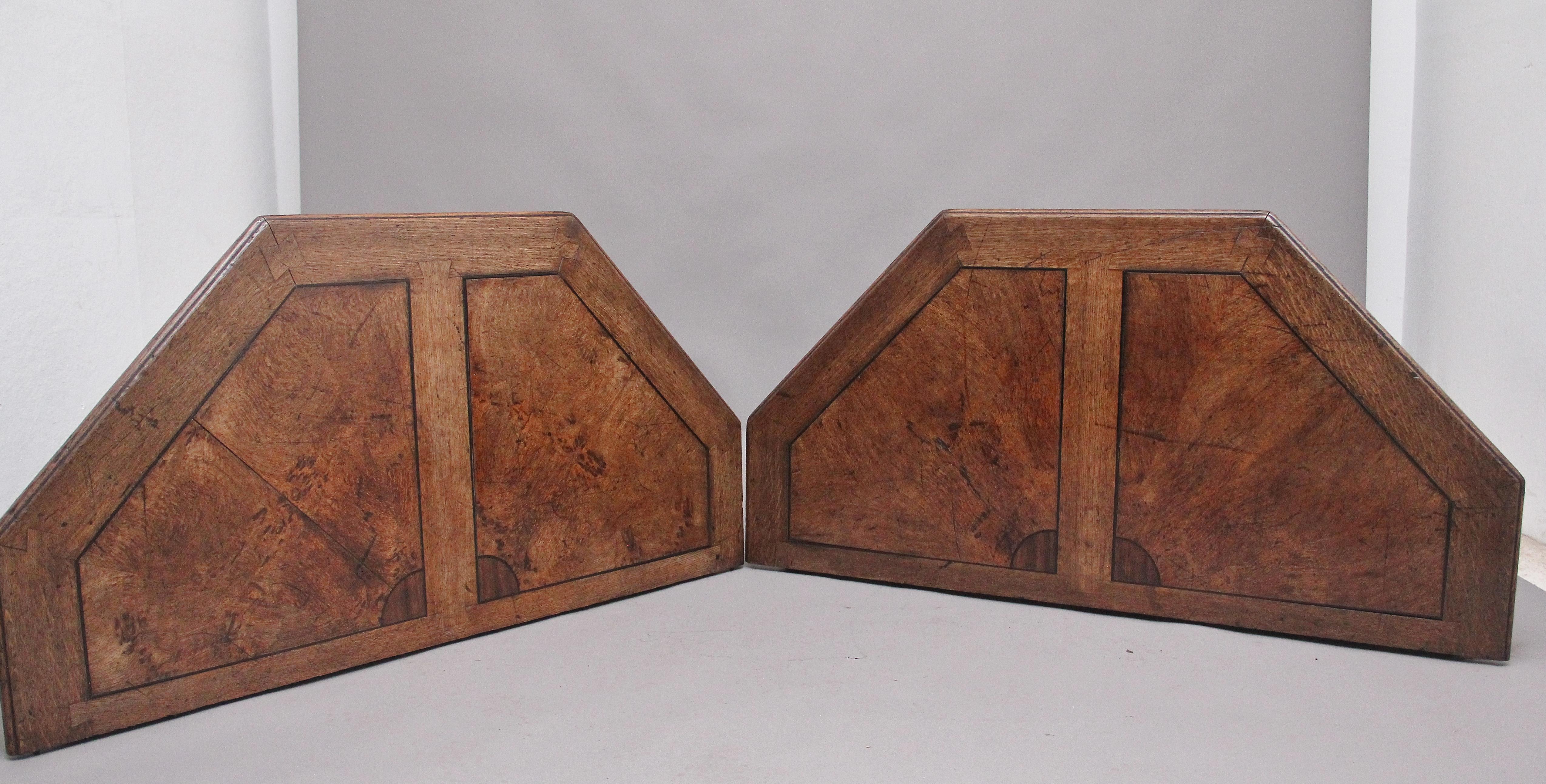 Pair of Early 19th Century Oak Console Tables For Sale 1