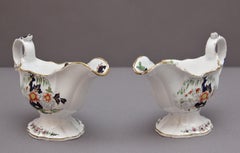 A pair of early 19th Century sauceboats