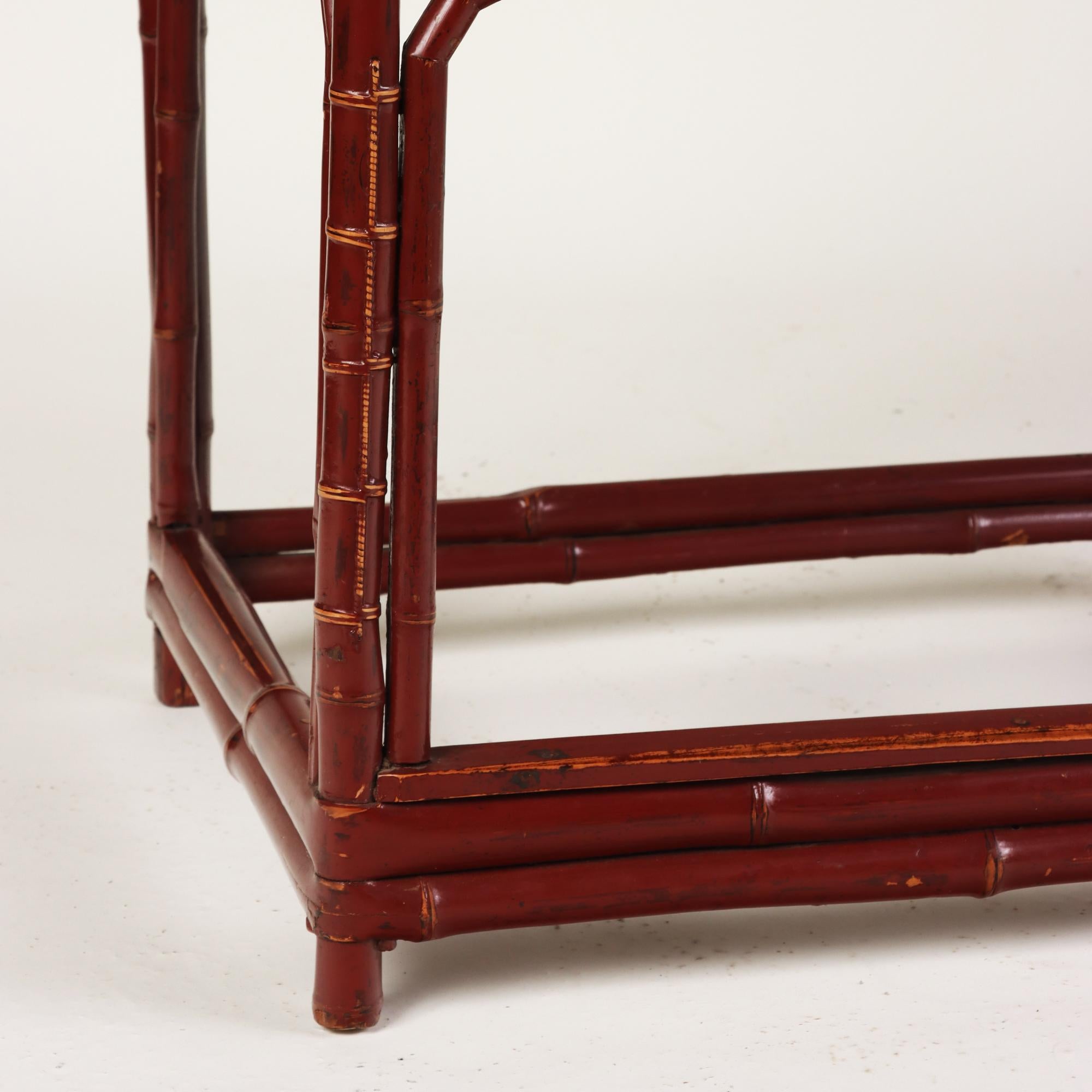 Pair of Early 20th C Chinese Brighton Pavilion Style Bamboo Armchairs For Sale 2
