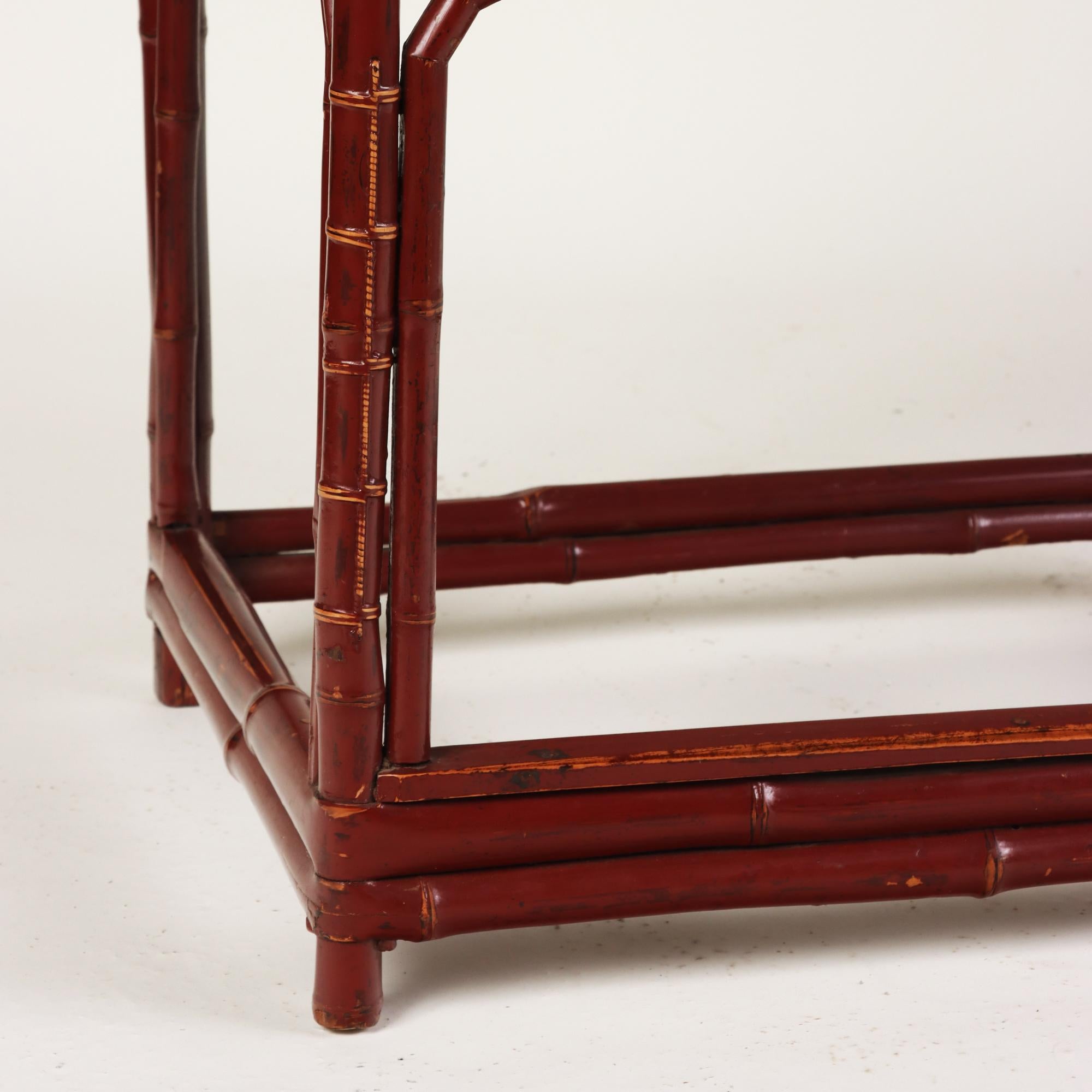 Paire de fauteuils en bambou de style pavillon chinois du début du 20e siècle de style Brighton en vente 1