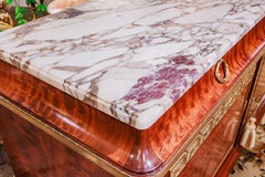 A pareja de cofres franceses de principios del siglo xx en nogal y bronce dorado, obra de E. Schmidt