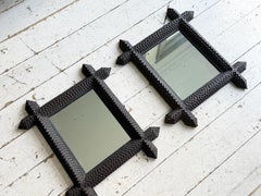 A Pair of Early 20th C Italian Arts and Crafts Mirrors
