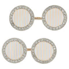 A pair of early 20th century Cartier cufflinks