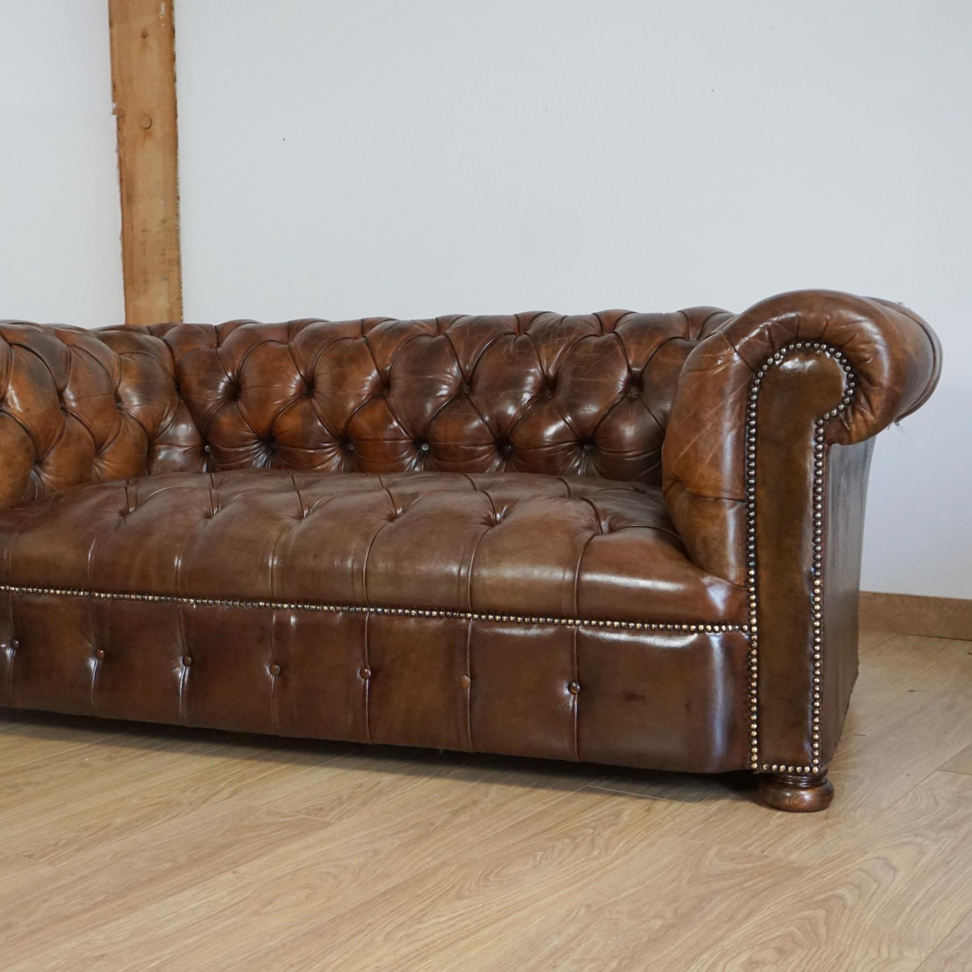A Pair of Early 20th Century Chesterfield Sofa's For Sale 5