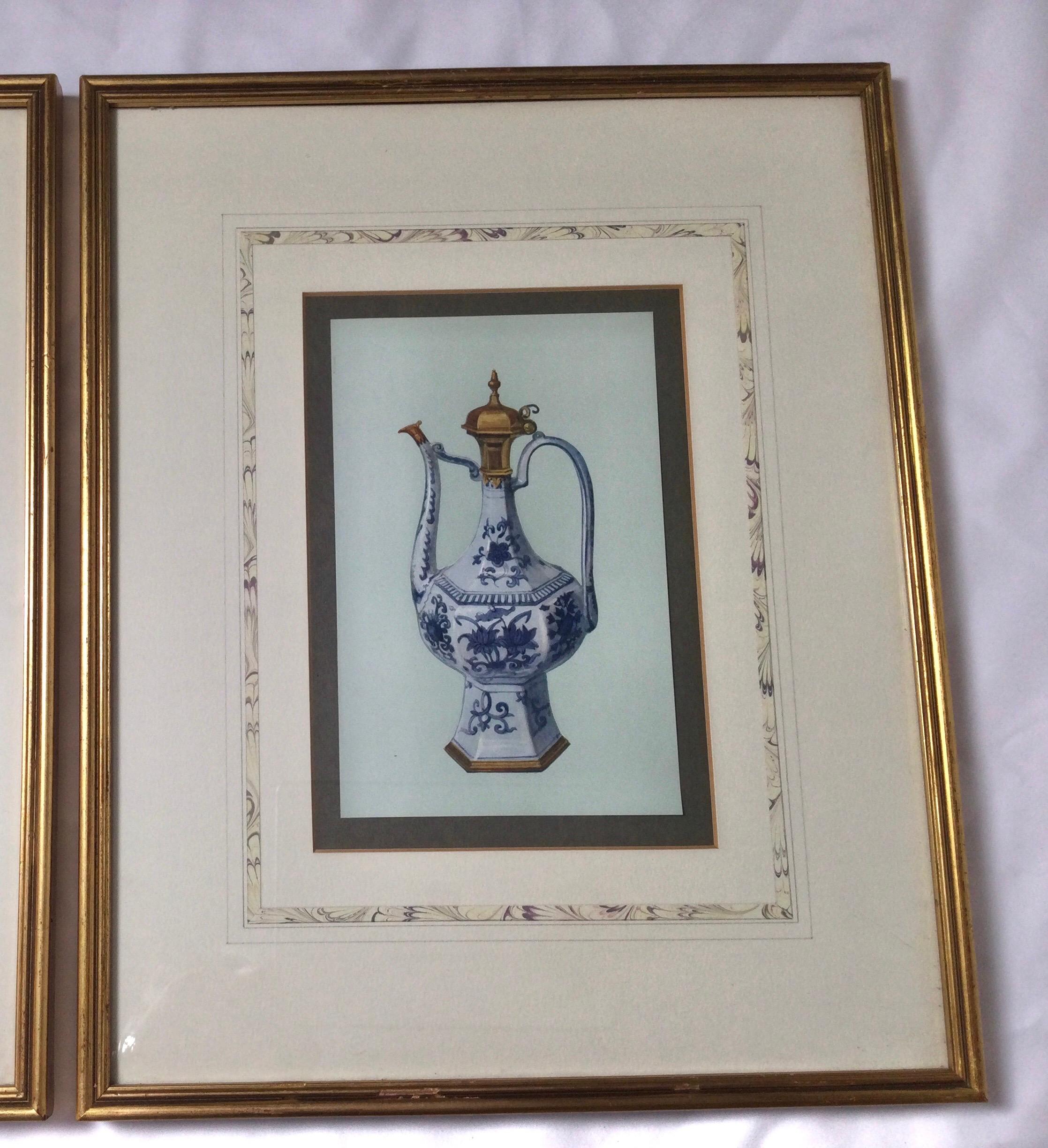 European Pair of Early 20th Century Framed Prints For Sale