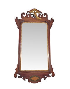 A Pair of Early 20th Century Pier Mirrors in the Georgian Chippendale Manner