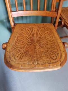 Pair of Early 20th Century Thonet Style Folding Chairs