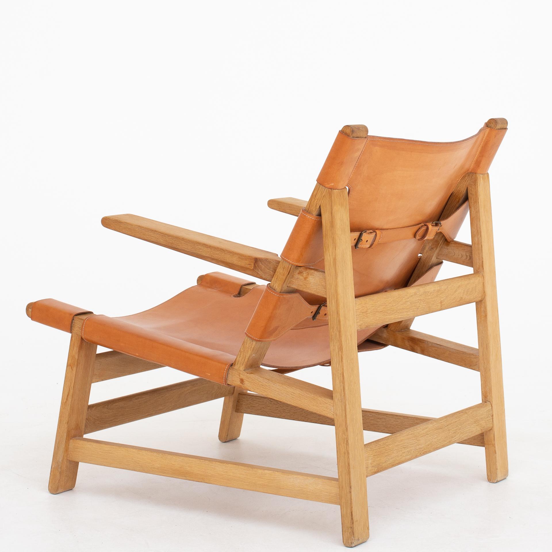 Danish Pair of Easy Chairs by Børge Mogensen