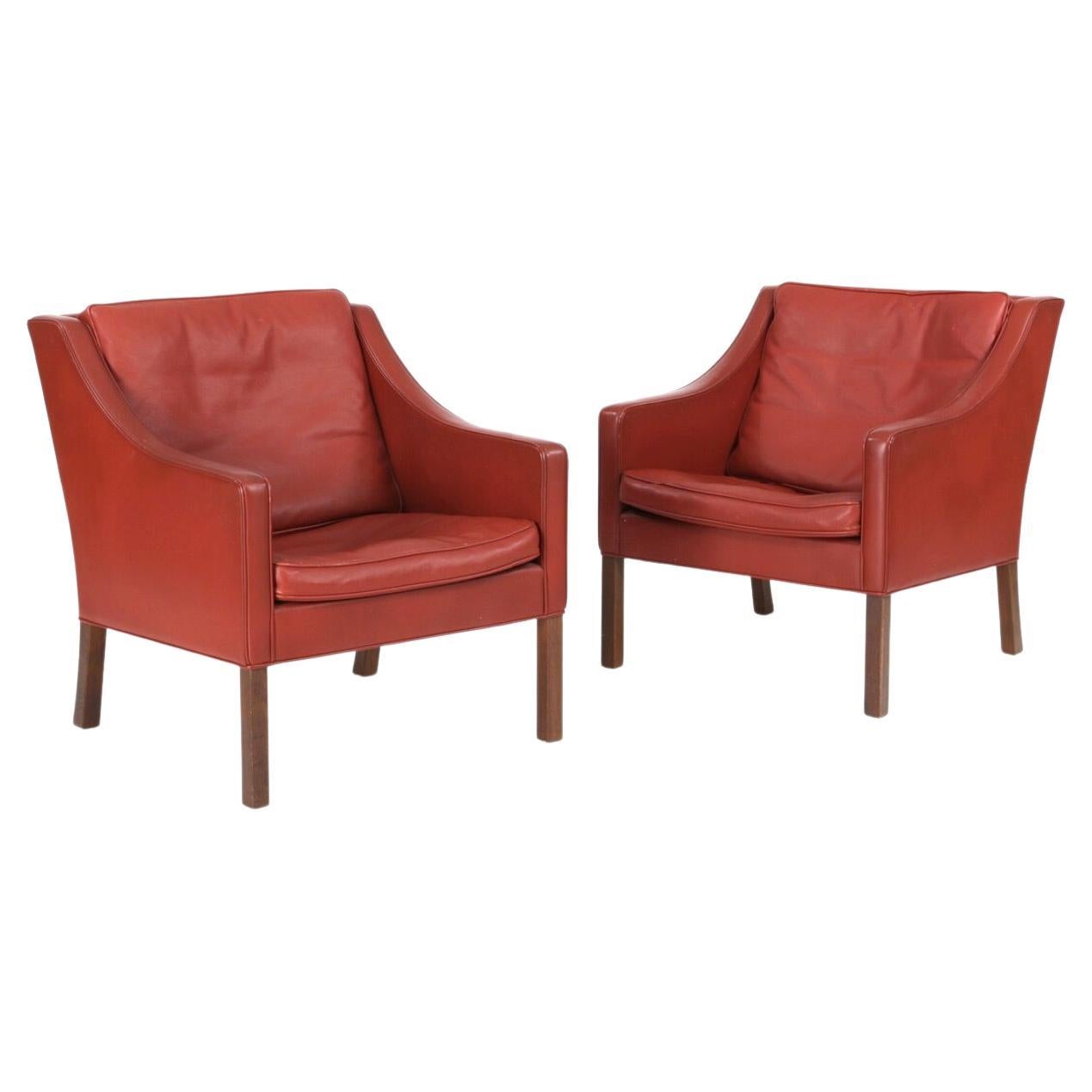 Pair of Easy Chairs by Børge Mogensen