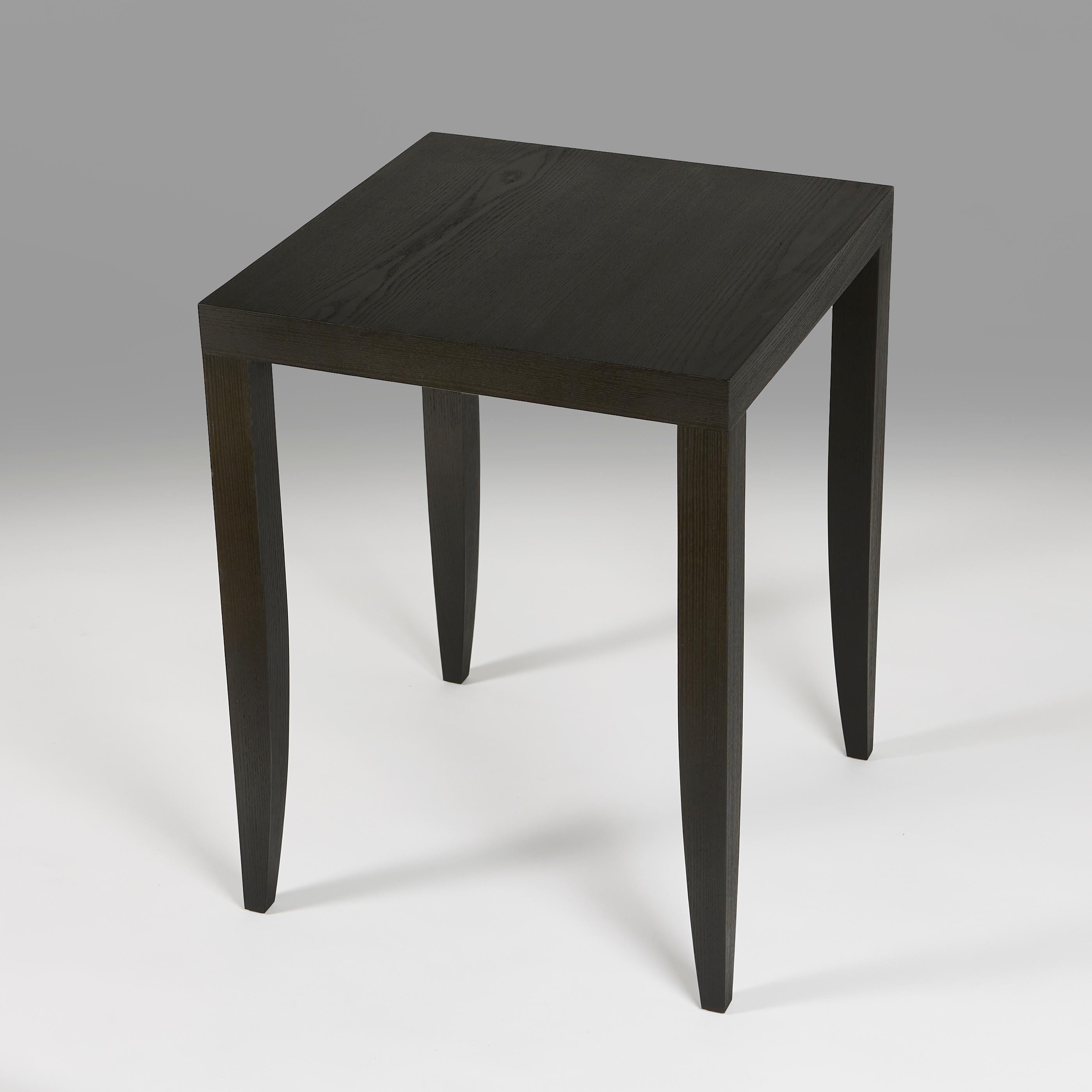 A pair of ebonised ash occasional tables  In New Condition For Sale In London, GB