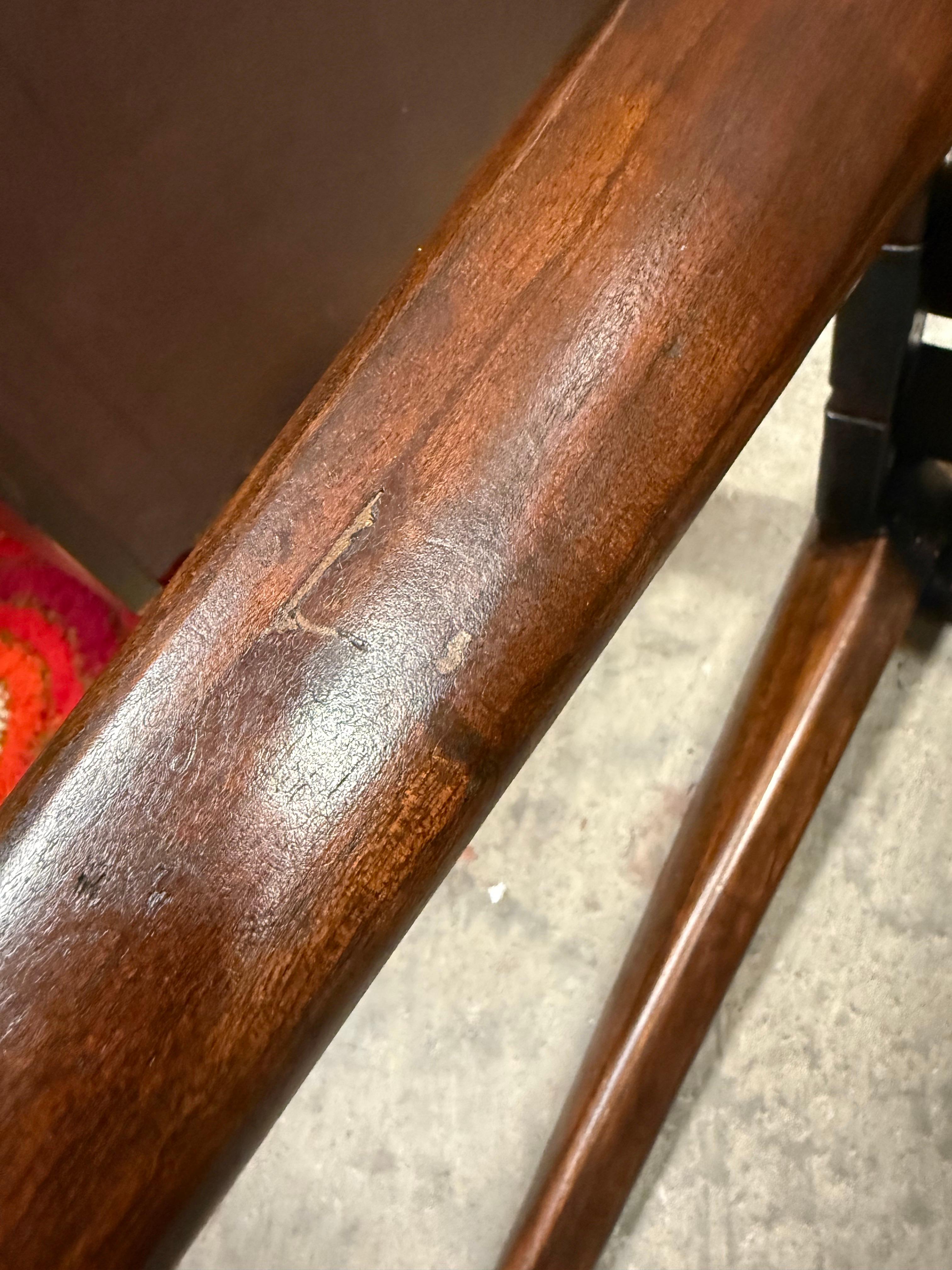 Paire de tabourets à lanières en cuir Edmund J. Spence en vente 4