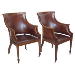 Pair of Edwardian Armchairs