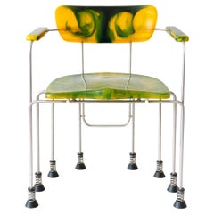 Coppia di sedie Broadway a otto gambe di Gaetano Pesce per Bernini