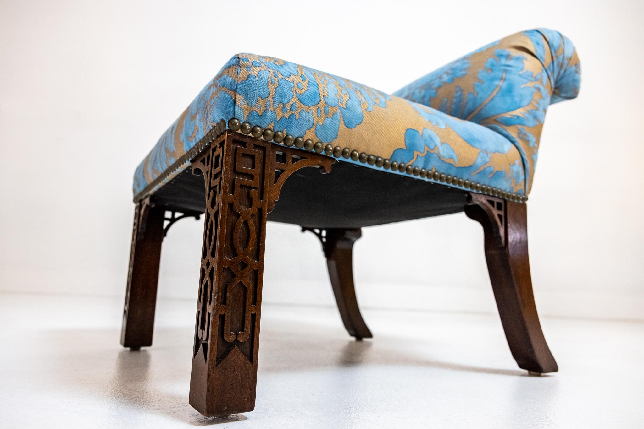 Chinese Chippendale Pair of Elbow Chairs Designed by Billy Haines