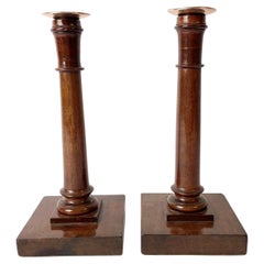 Pair of Elegant Swedish Candlestick in Karl Johan, from the 1820s