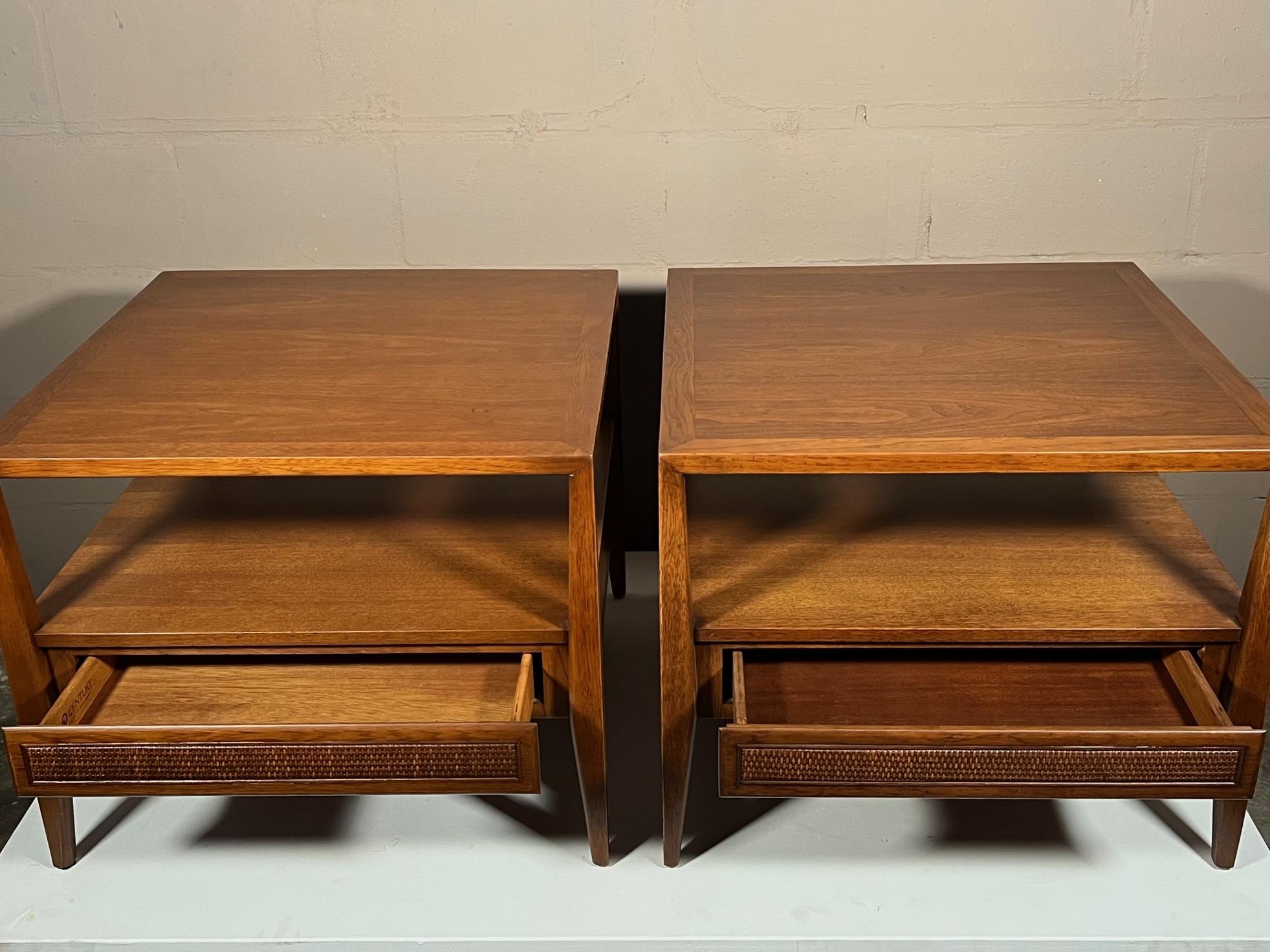 Mid-Century Modern Pair of End Tables by Century Furniture