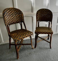 Pair of Endell Woven Cane Bentwood Chairs