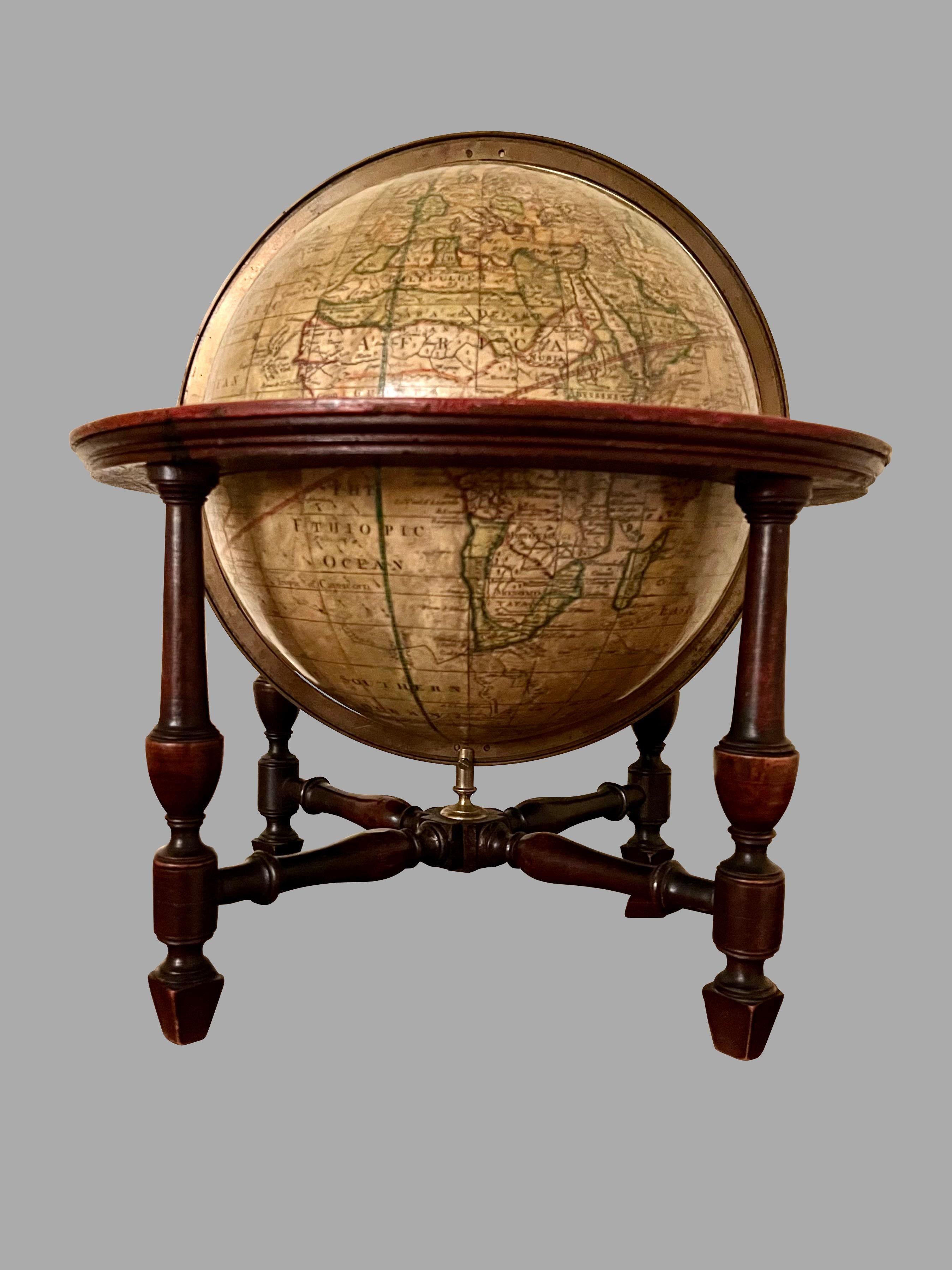 A Pair of English 9-Inch Terrestrial and Celestial Table Globes by Wm. Bardin For Sale 5