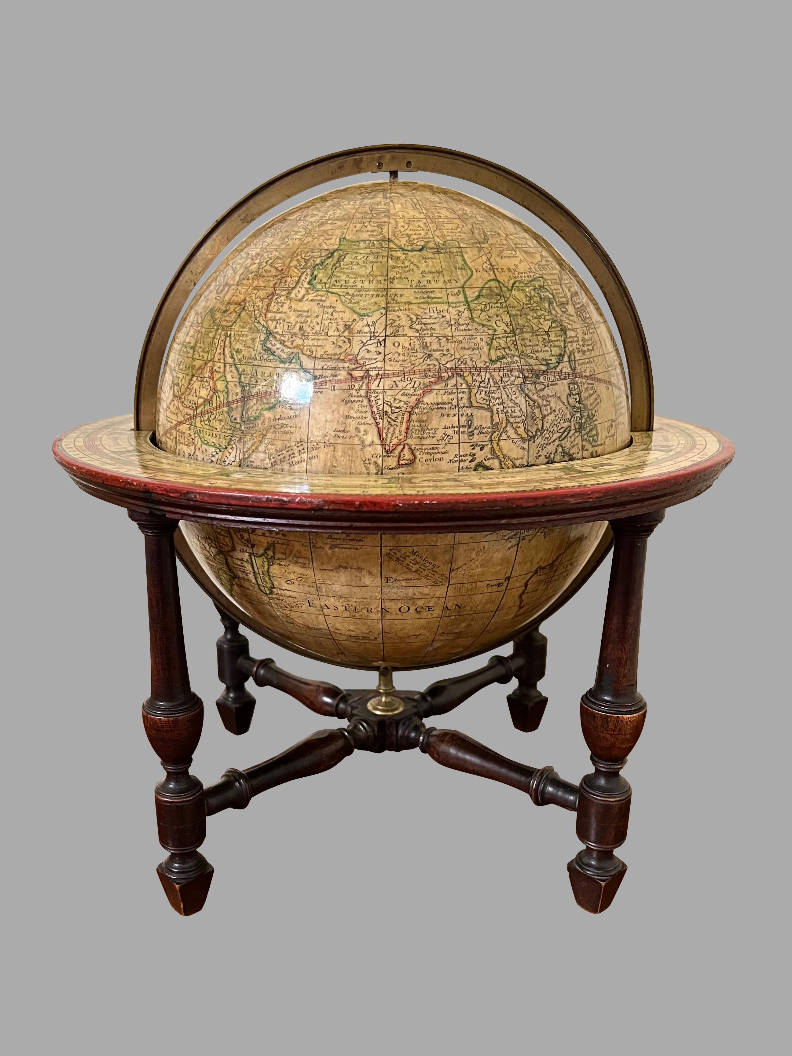 A Pair of English 9-Inch Terrestrial and Celestial Table Globes by Wm. Bardin For Sale 6