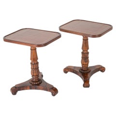 Pair of English William iv Rosewood Cocktail Tables, circa 1840