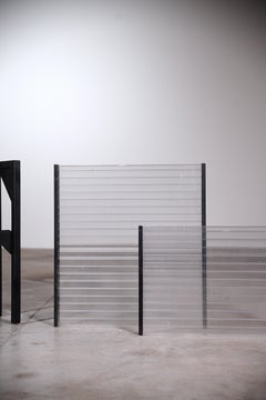 A Pair of " Entr' Axe " Radical Armchairs by Thierry Peltrault France 1980s