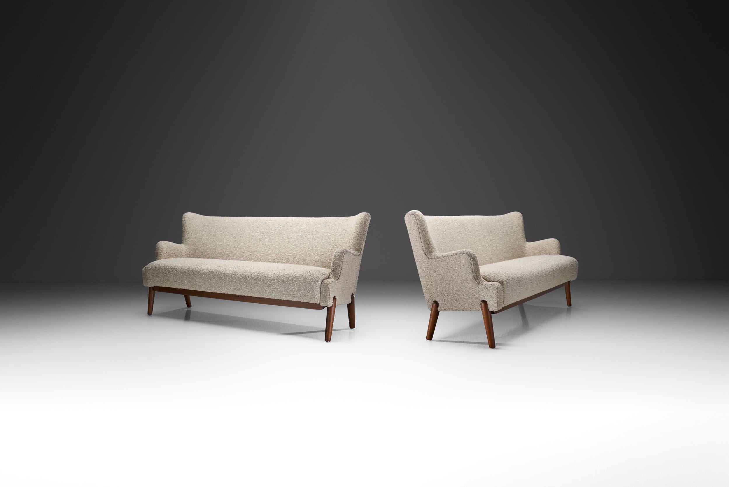 Eva and Nils Koppel met while she was studying at the Danish Academy, Copenhagen. Together they studied architecture and later worked in design icon Alvar Aalto’s office. Their furniture pieces are representative of Scandinavian design - featuring