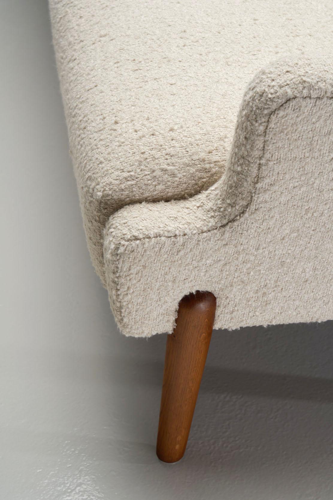 A Pair of Eva and Nils Koppel Three-Seater 