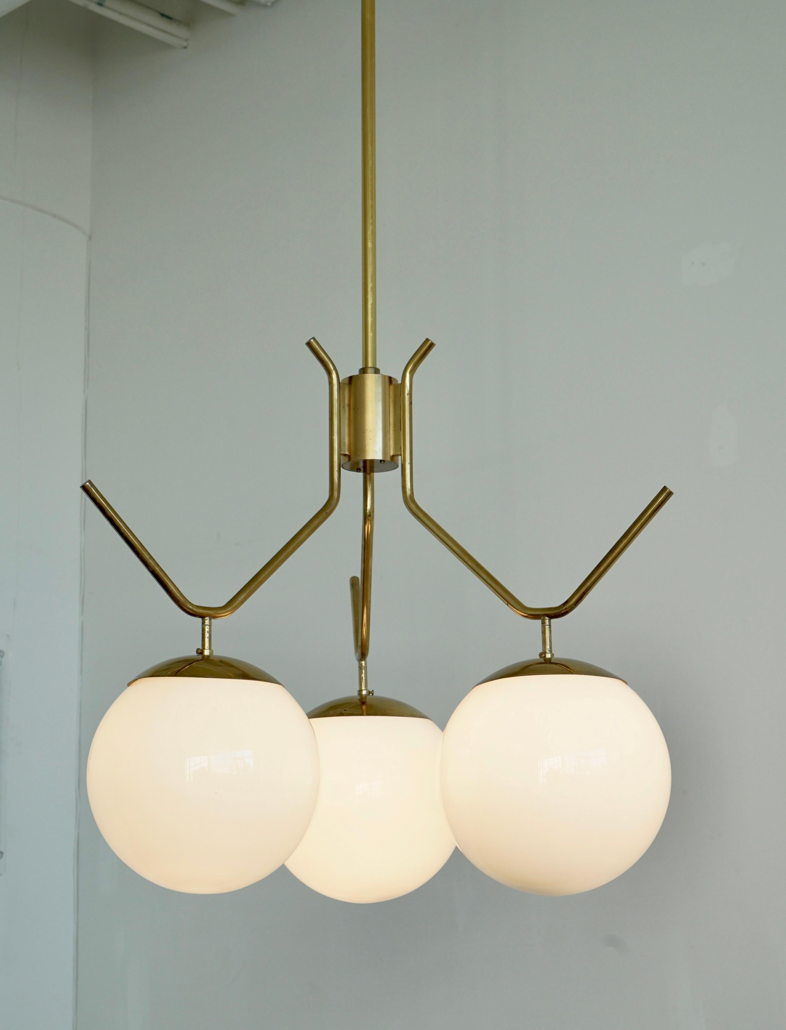 A Pair of Extra Large lightings by Pavo Tynell For Sale 1
