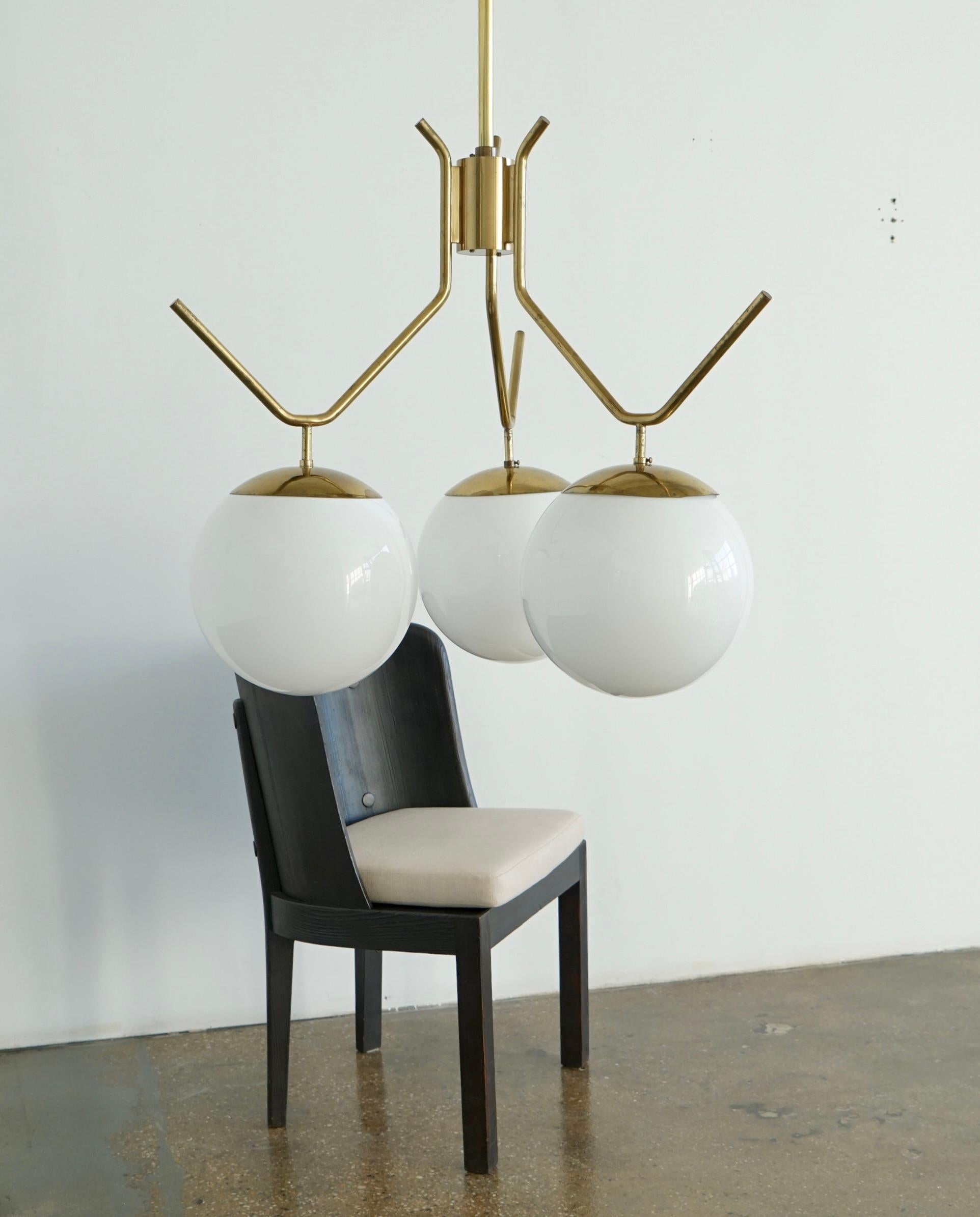 A Pair of Extra Large lightings by Pavo Tynell For Sale 2