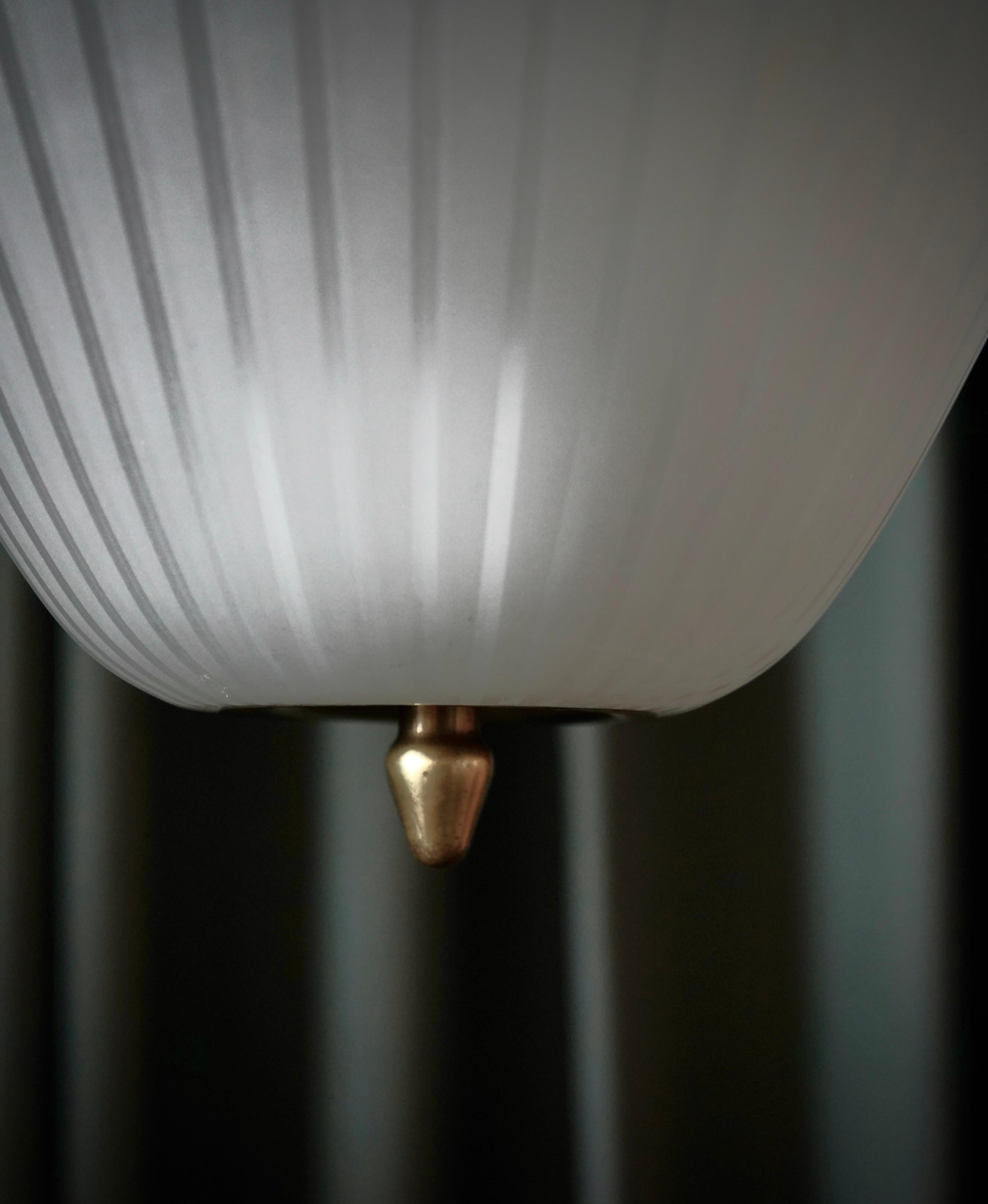 A Pair of Extra Large Pendants by ASEA In Good Condition For Sale In Long Island City, NY