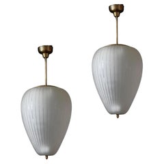 A Pair of Extra Large Pendants by ASEA