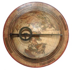 A pair of extremely rare Valk table globes