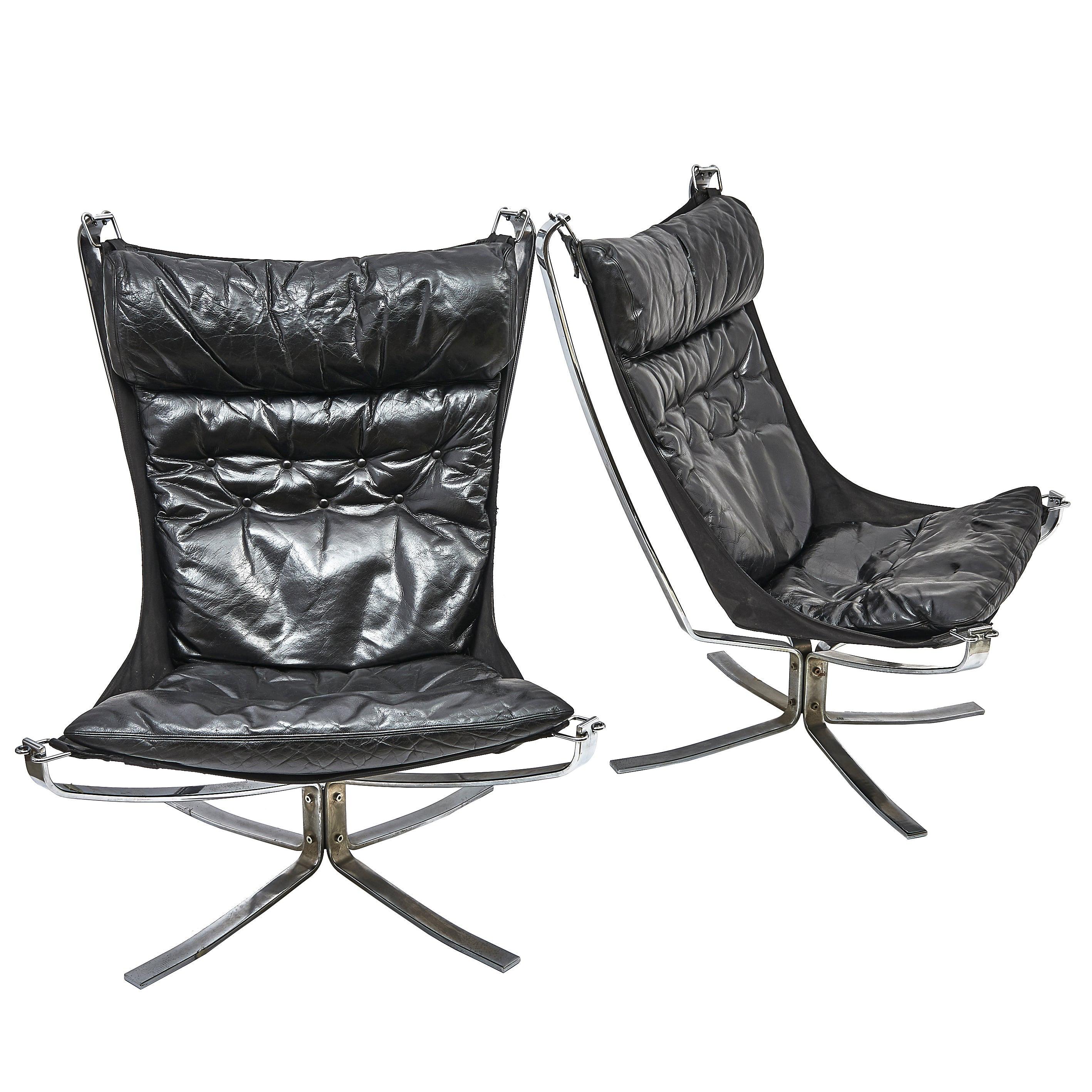 Pair of ‘Falcon’ Armchairs by Sigurd Ressel, circa 1972