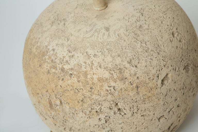 Pair of Faux Brain Coral Lamps at 1stDibs