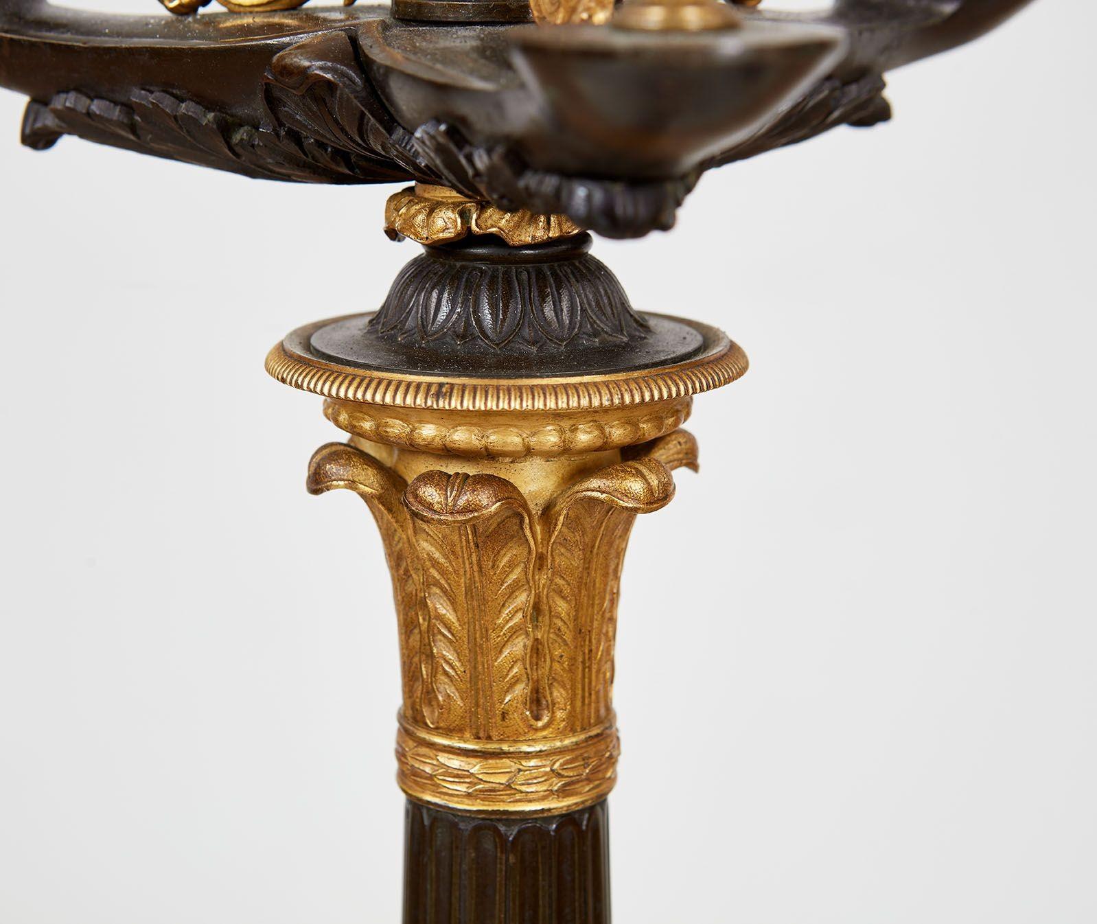 Charles X A Pair of Fine French Table Lamps For Sale