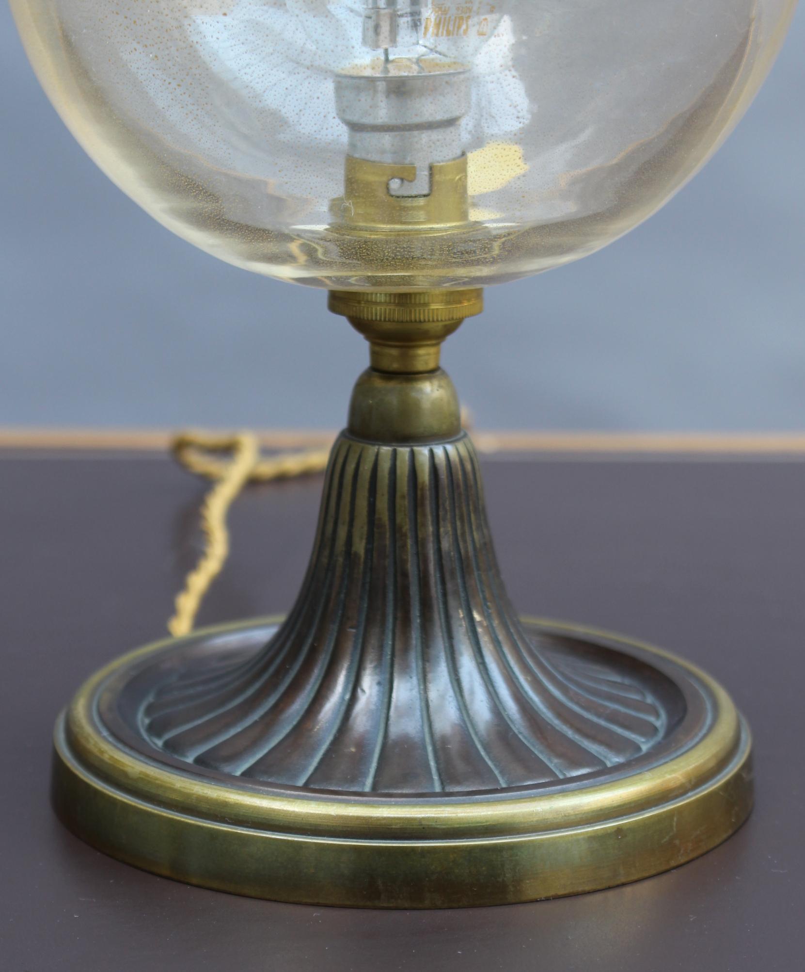 Ein Paar feine italienische Mid-Century-Tischlampen von Seguso im Angebot 3