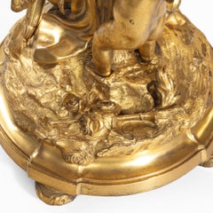 Pair of Fine Napoleon III Ormolu 5-Branch Candelabra